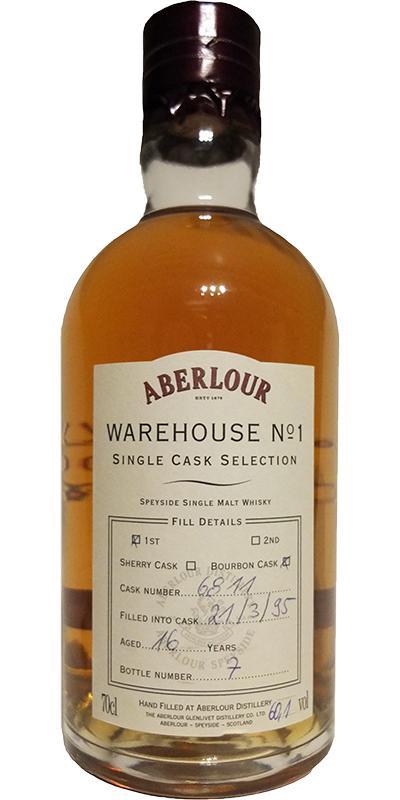 Aberlour 1995 Warehouse No. 1 Single Cask Selection