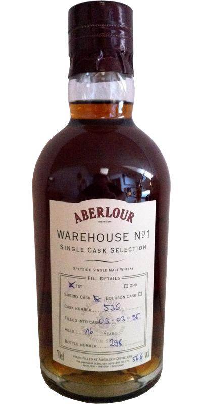 Aberlour 1995 Warehouse No. 1 Single Cask Selection