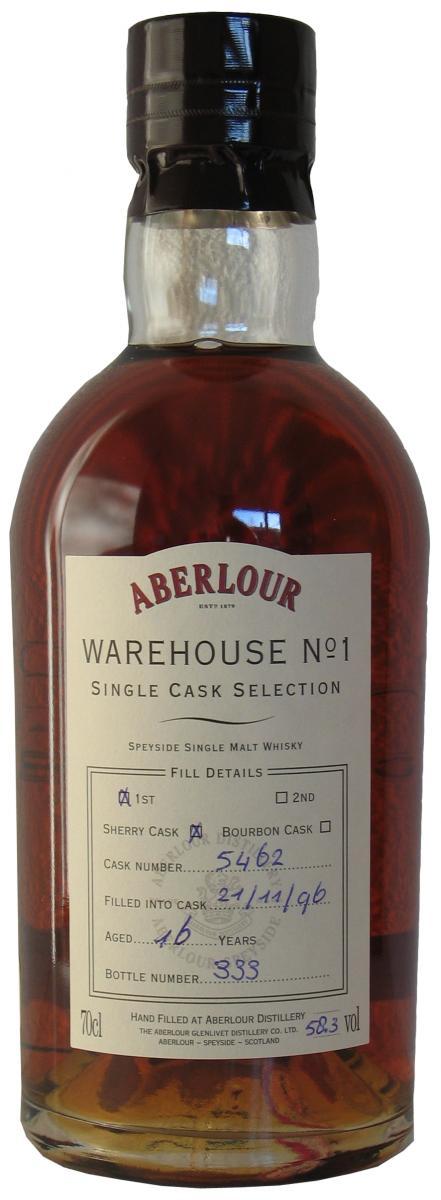 Aberlour 1996 Warehouse No. 1 Single Cask Selection