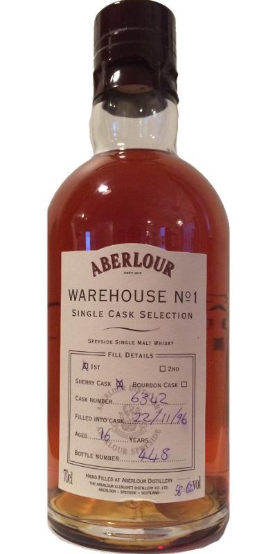Aberlour 1996 Warehouse No. 1 Single Cask Selection