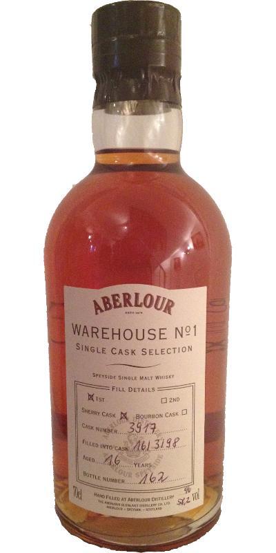 Aberlour 1998 Warehouse No. 1 Single Cask Selection