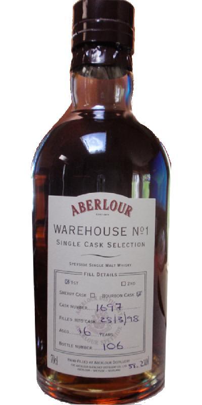 Aberlour 1998 Warehouse No. 1 Single Cask Selection