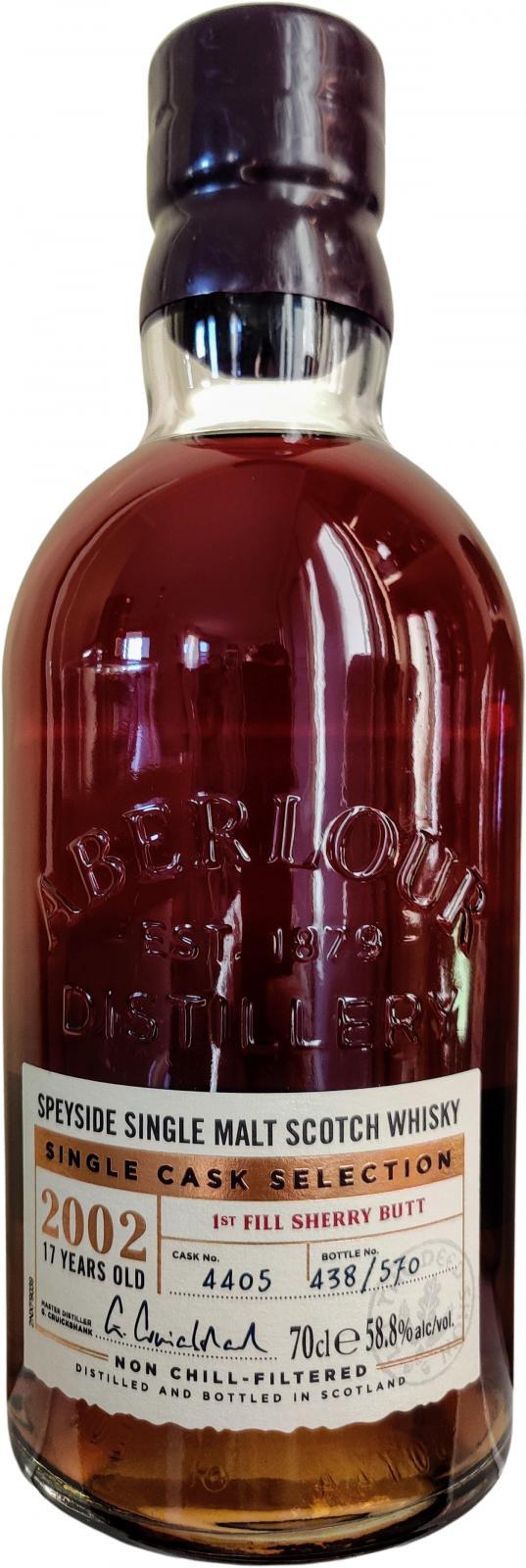 Aberlour 2002 Single Cask Selection