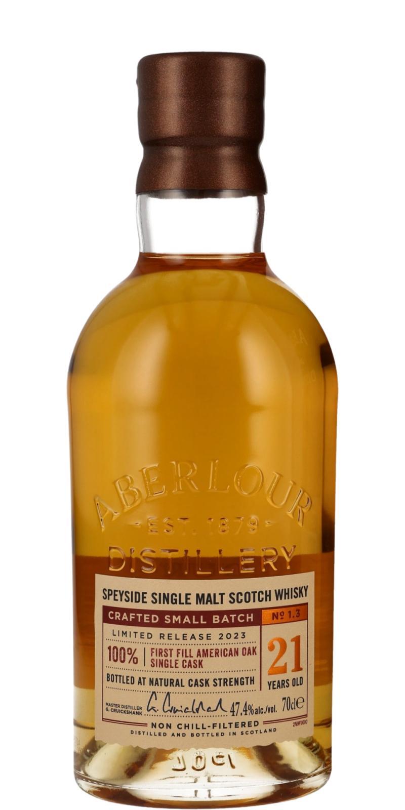 Aberlour 21-year-old Handcrafted Small Batch