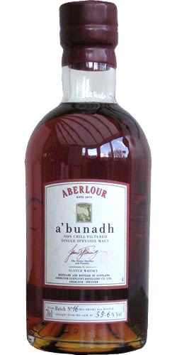 Aberlour A'bunadh batch #16