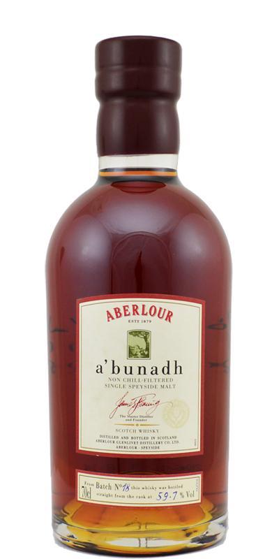 Aberlour A'bunadh batch #18