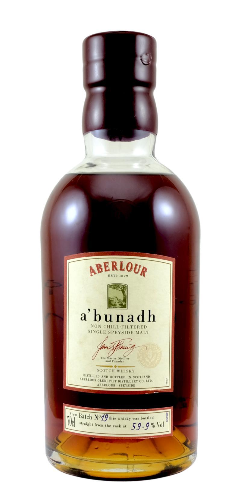 Aberlour A'bunadh batch #19