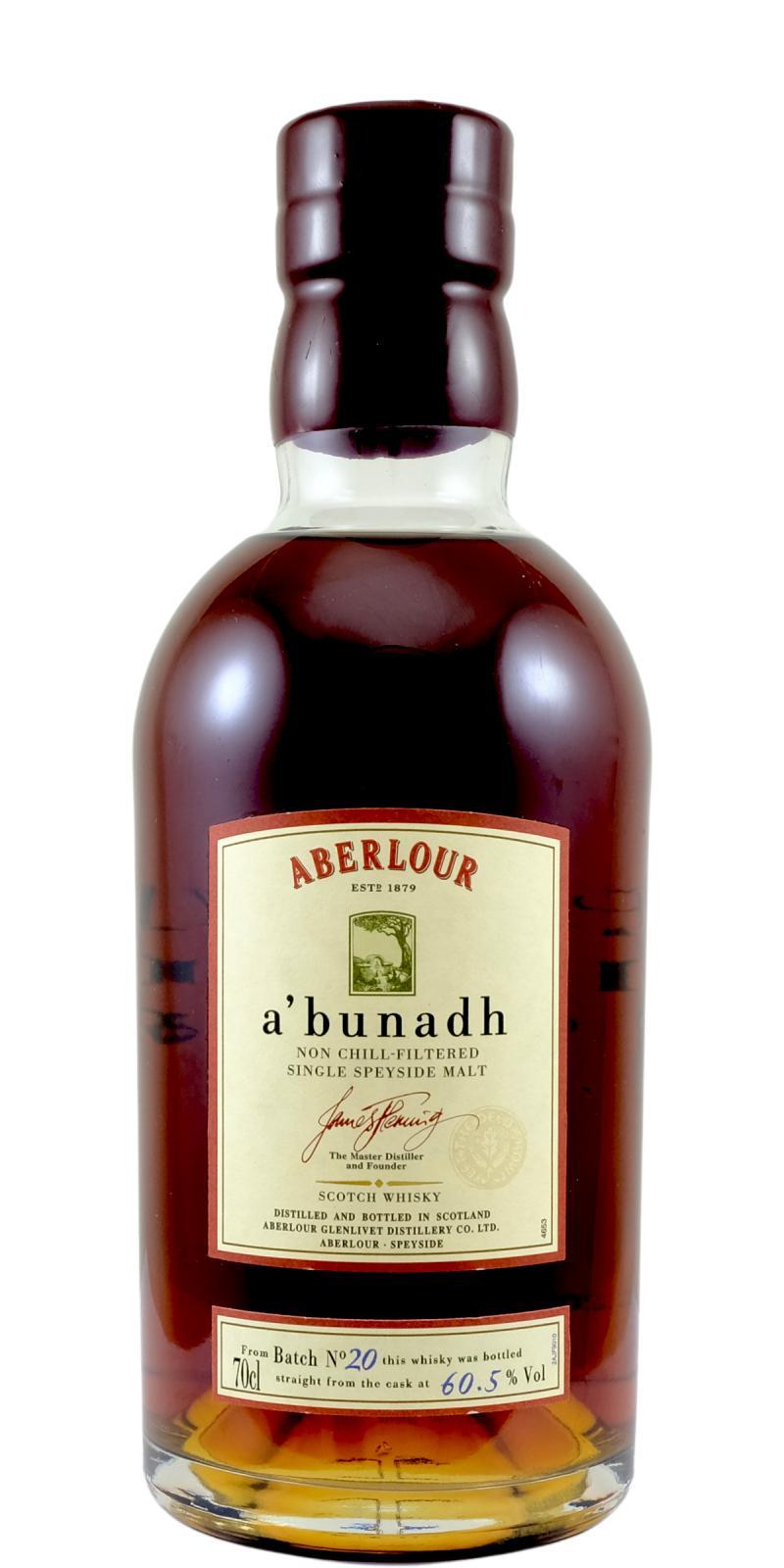 Aberlour A'bunadh batch #20
