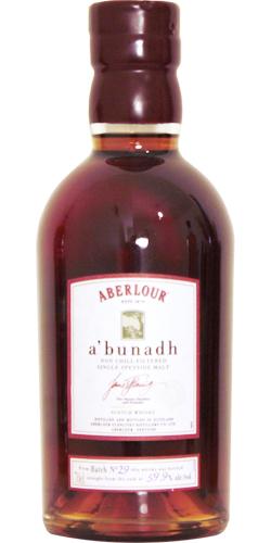 Aberlour A'bunadh batch #29