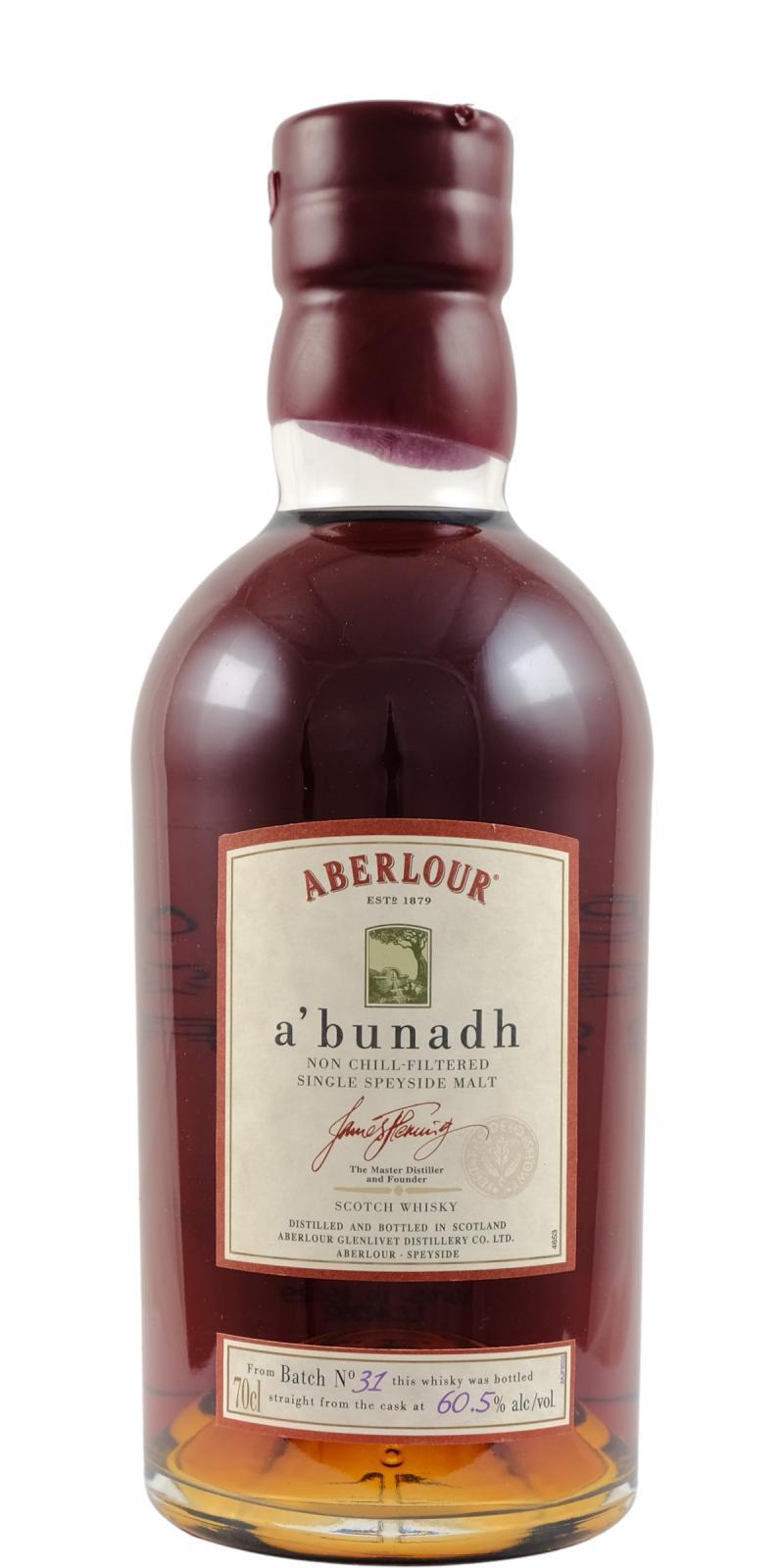 Aberlour A'bunadh batch #31
