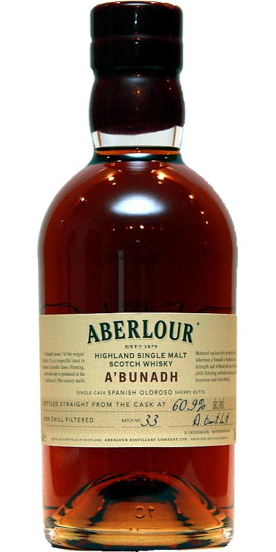 Aberlour A'bunadh batch #33