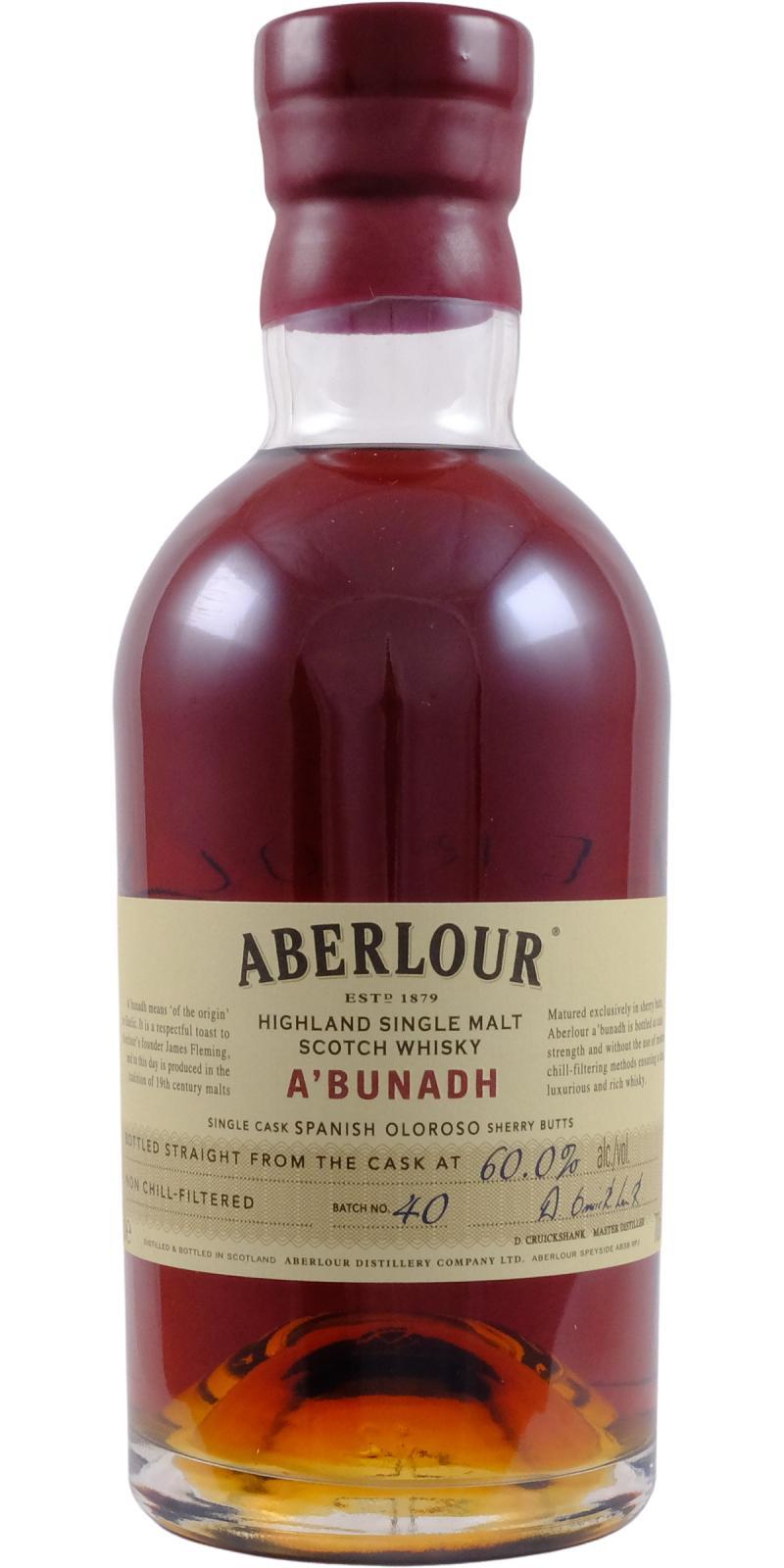 Aberlour A'bunadh batch #40