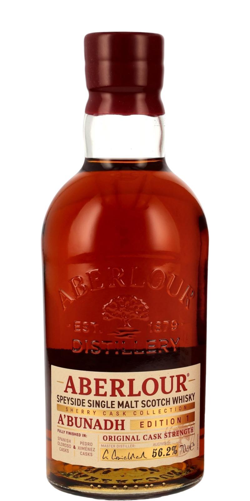 Aberlour A'Bunadh Edition N°1 Sherry Cask Collection