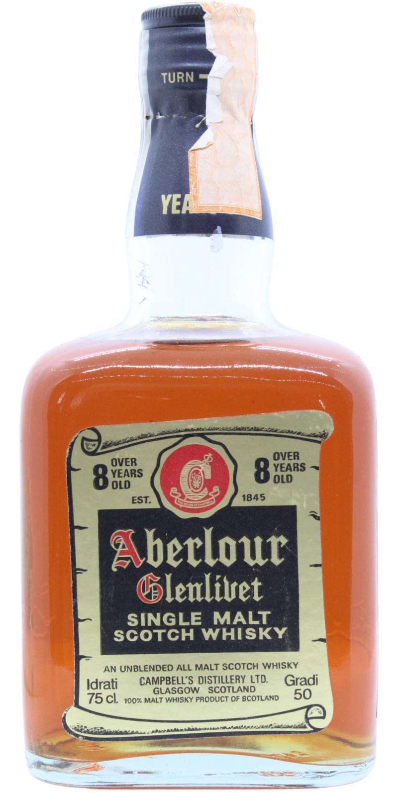 Aberlour Glenlivet 08-year-old An Unblended All Malt Scotch Whisky