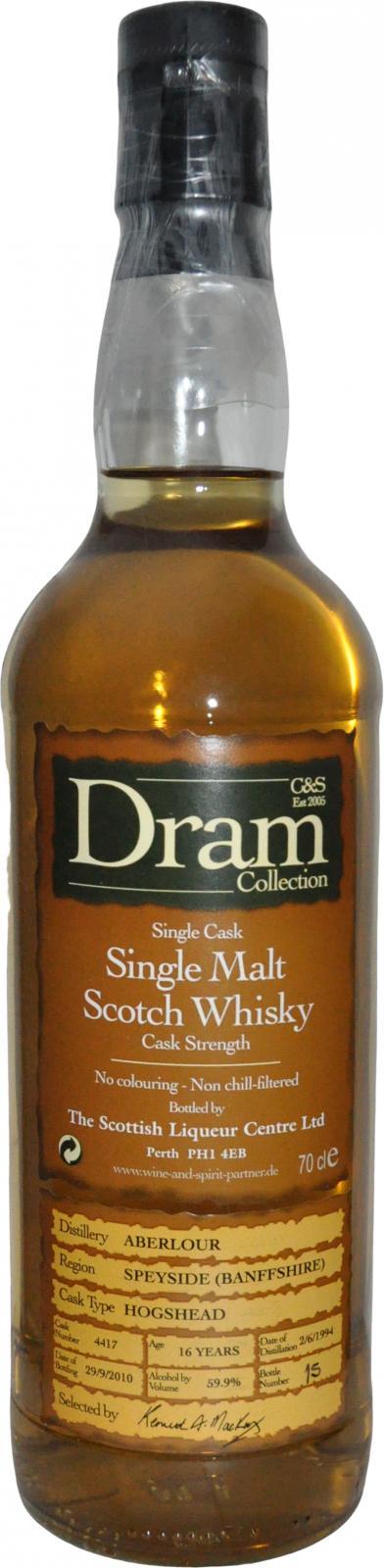 Aberlour 1994 C&S Dram Collection