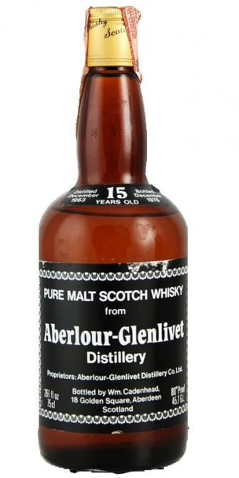 Aberlour 1963 CA Dumpy Bottle