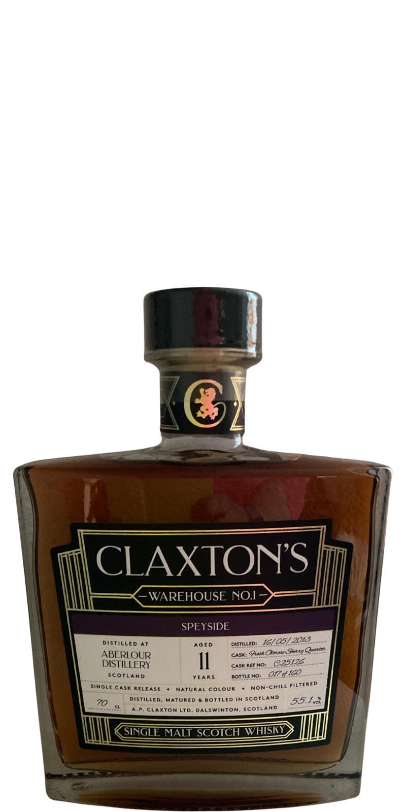 Aberlour 2013 Cl Warehouse No. 1