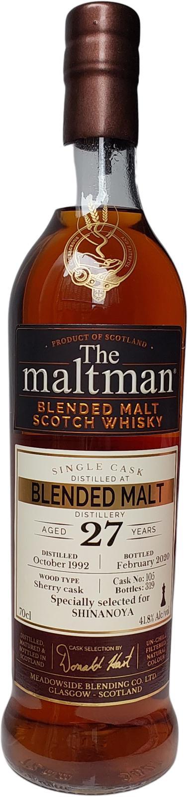Blended Malt 1992 MBl The Maltman - Single Cask