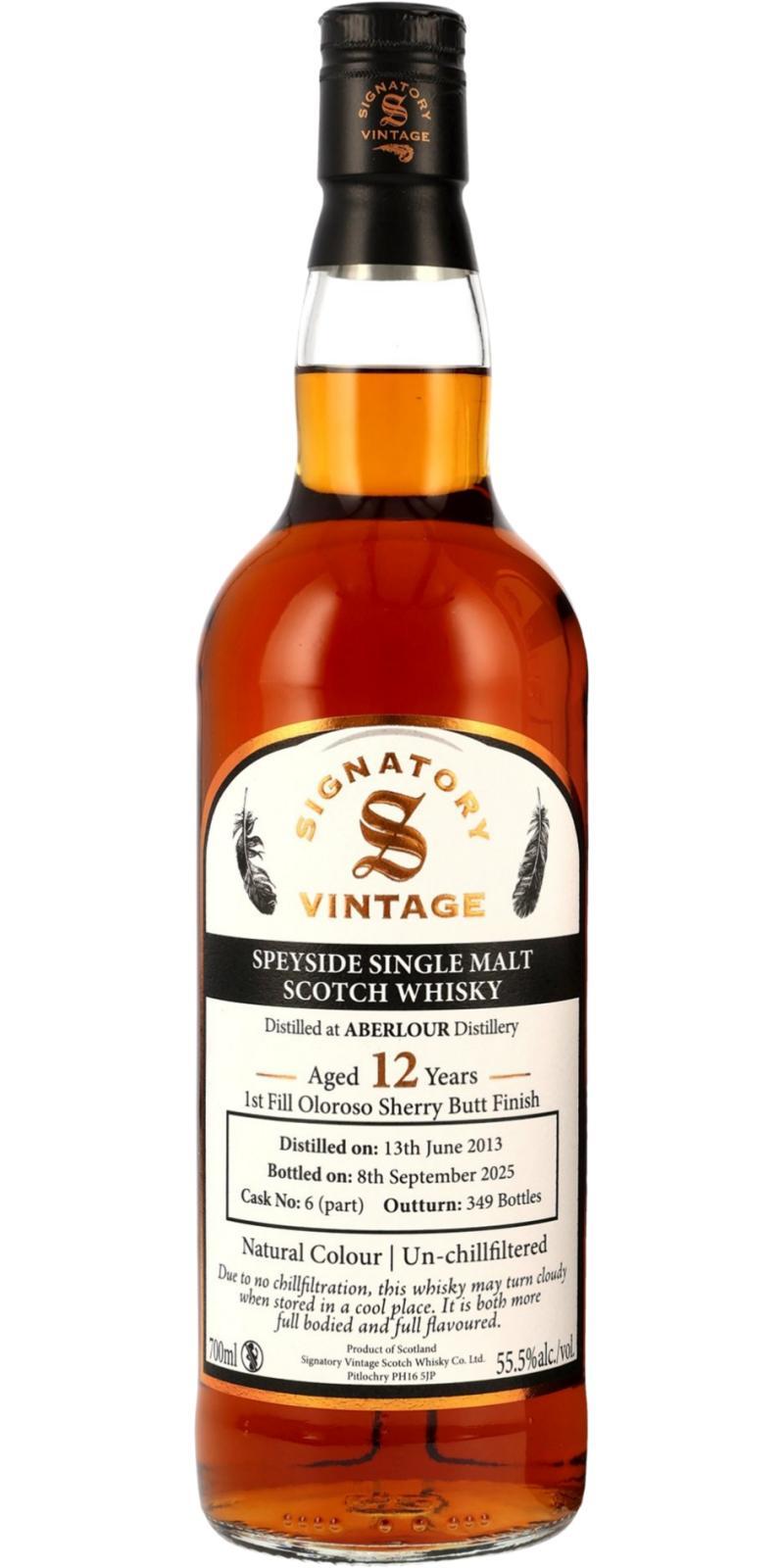 Aberlour 2013 SV Natural Colour | Un-chillfiltered