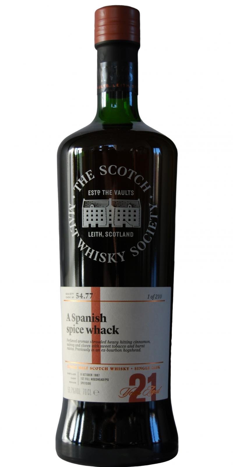 Aberlour 1997 SMWS 54.77 A Spanish spice whack