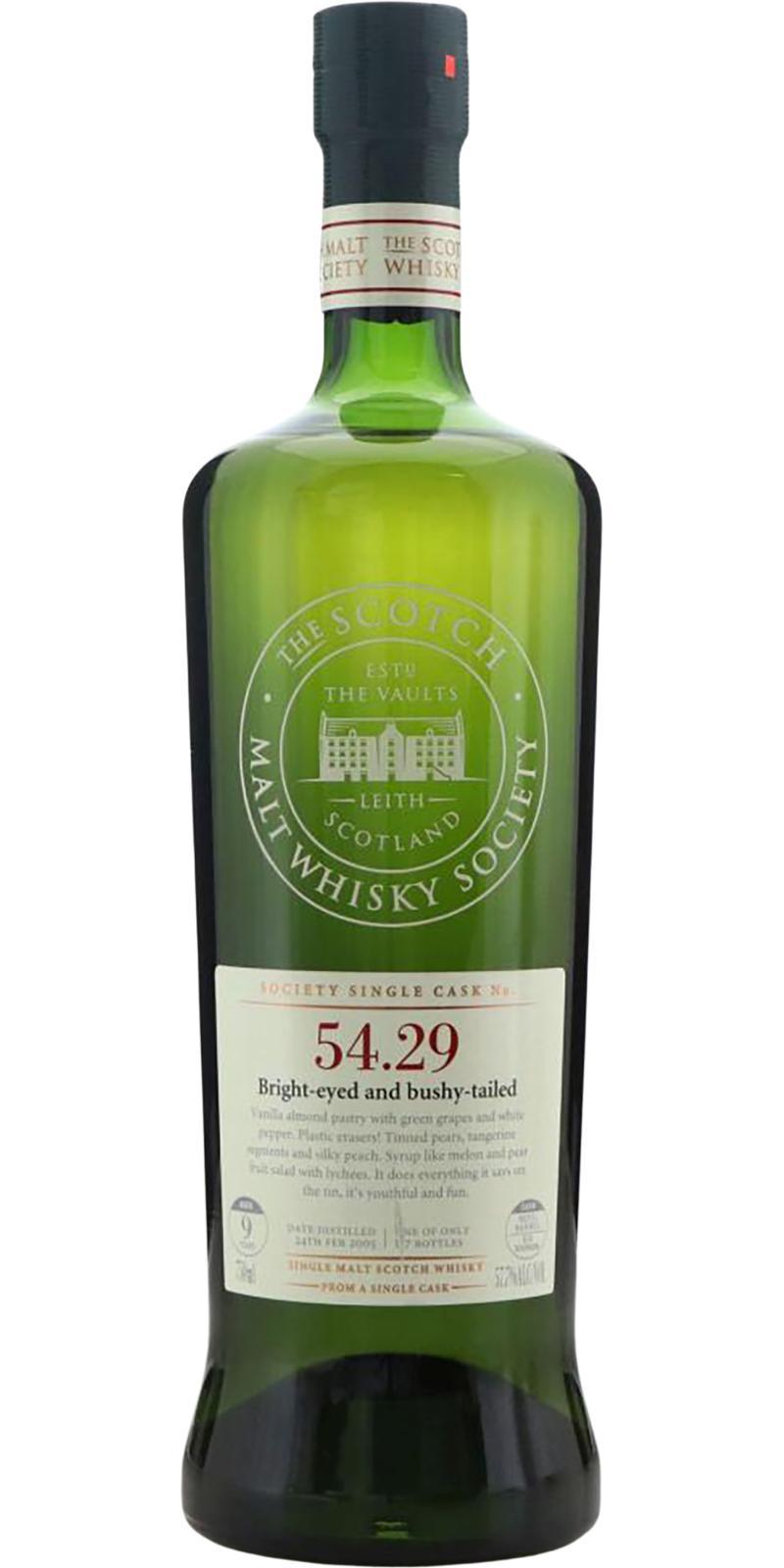 Aberlour 2005 SMWS 54.29 Bright-eyed and bushy-tailed