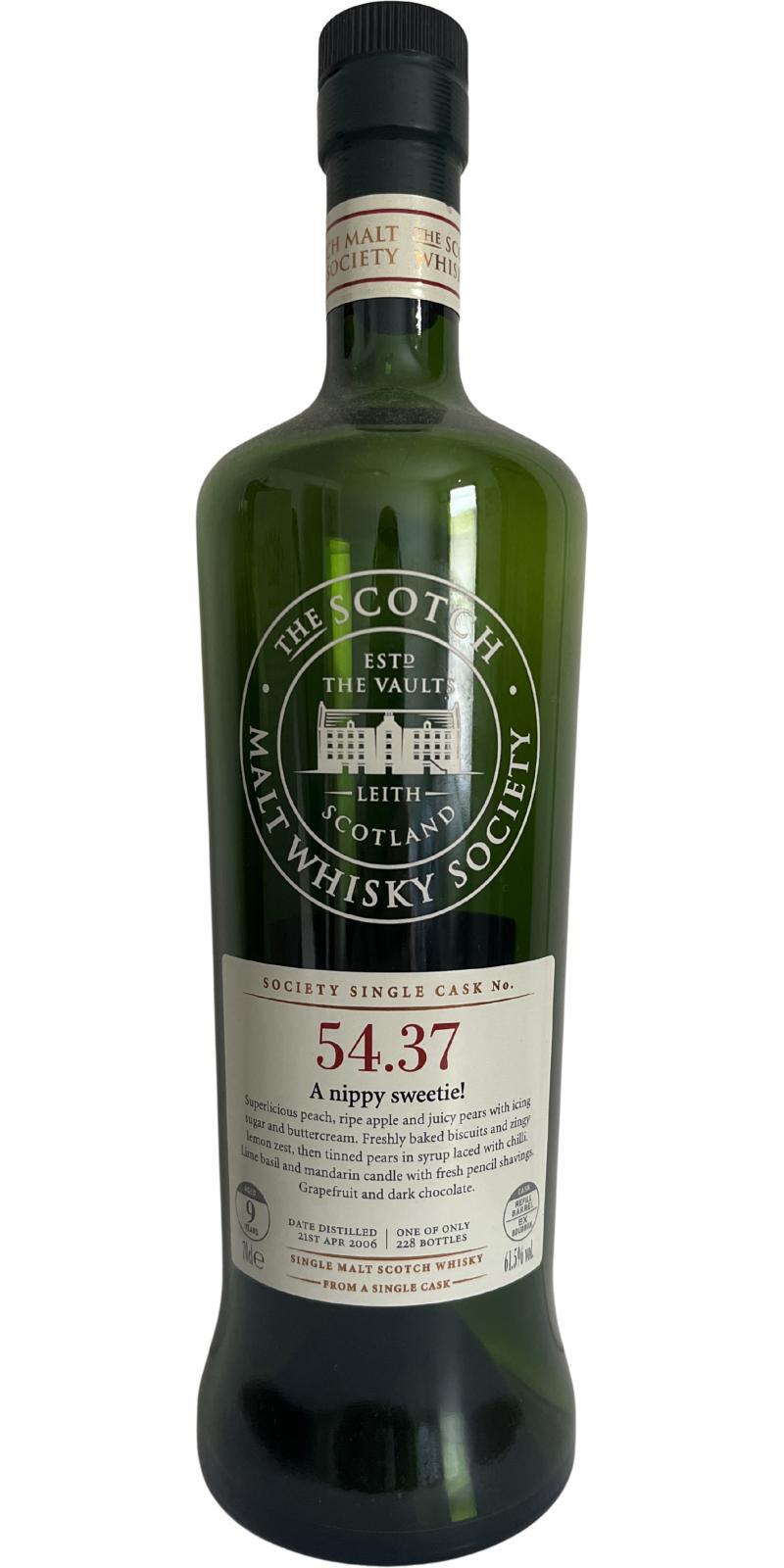 Aberlour 2006 SMWS 54.37 A nippy sweetie!