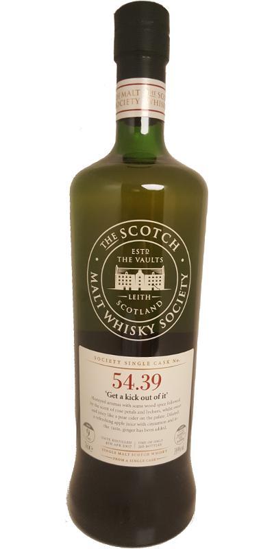 Aberlour 2007 SMWS 54.39 Get a kick out of it