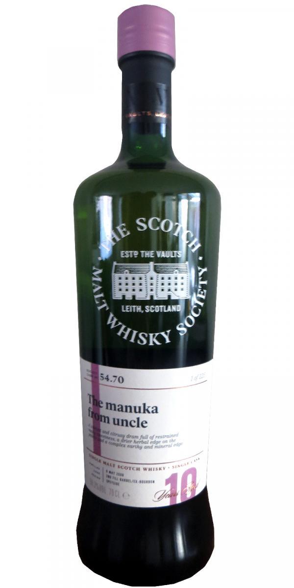 Aberlour 2008 SMWS 54.70 The manuka from uncle