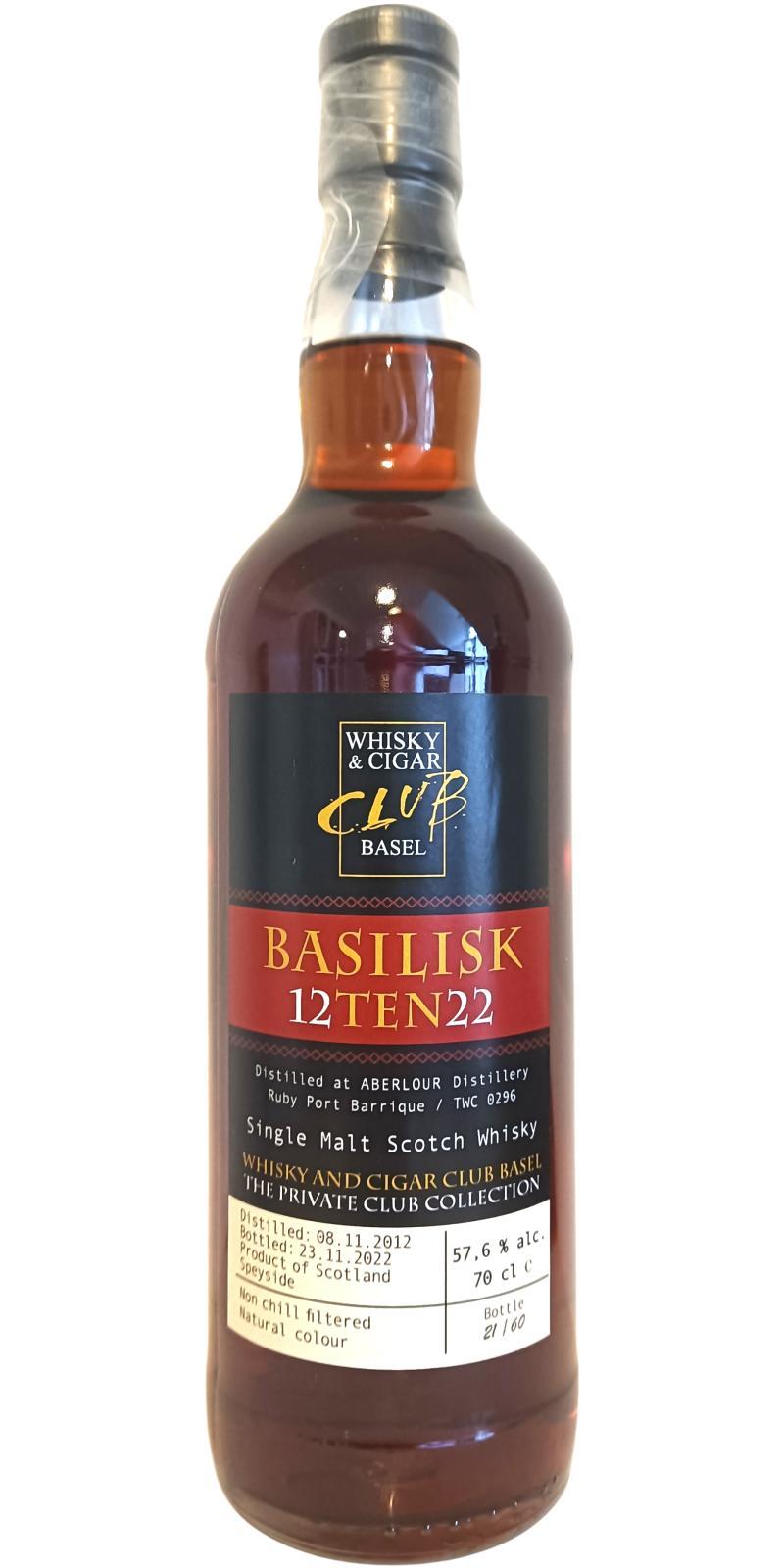 Aberlour 2012 WCh Basilisk 12Ten22