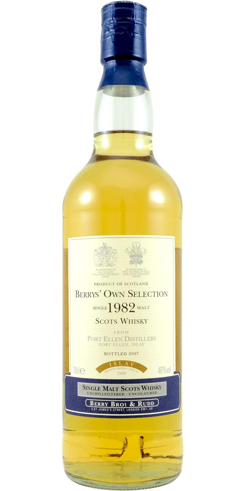 Port Ellen 1982 BR  Berrys' Own Selection