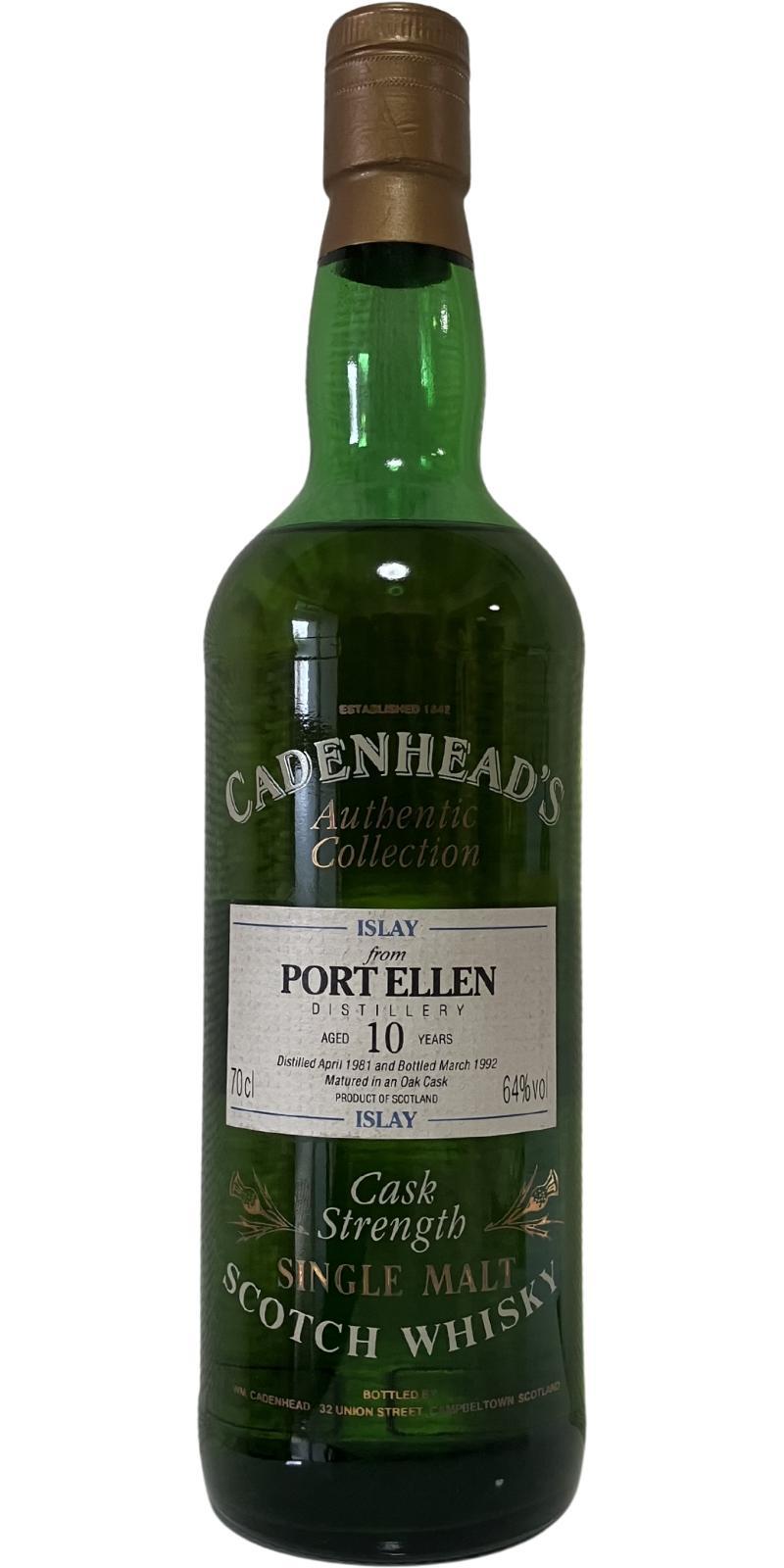 Port Ellen 1981 CA  Authentic Collection