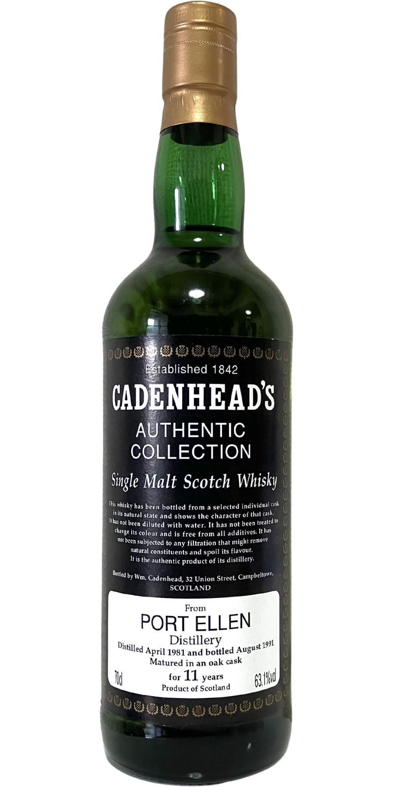 Port Ellen 1981 CA  Authentic Collection - 150th Anniversary Bottling