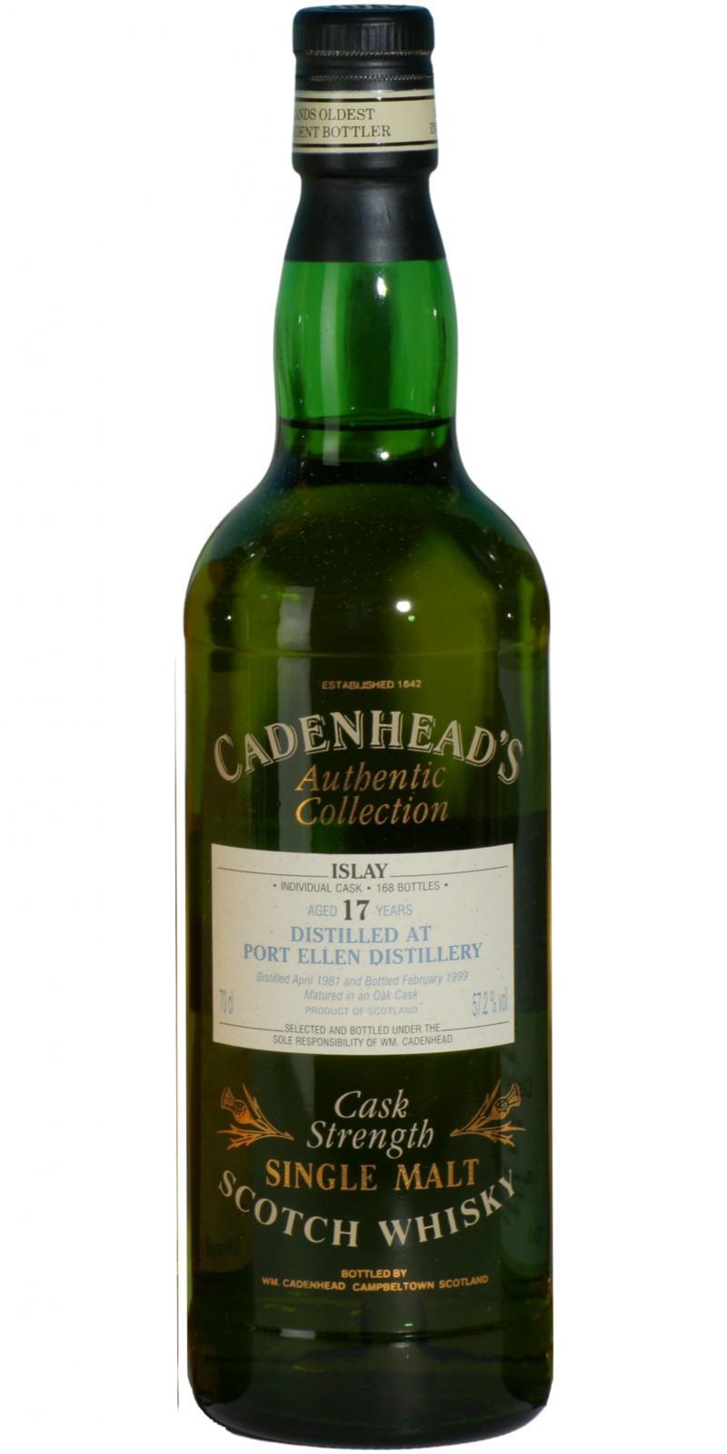 Port Ellen 1981 CA  Authentic Collection