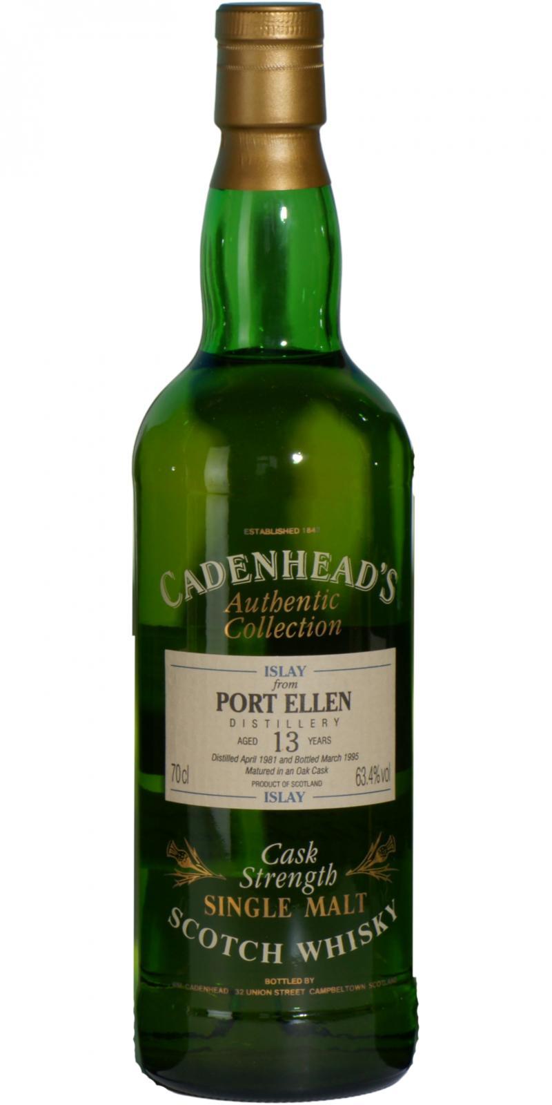 Port Ellen 1981 CA  Authentic Collection