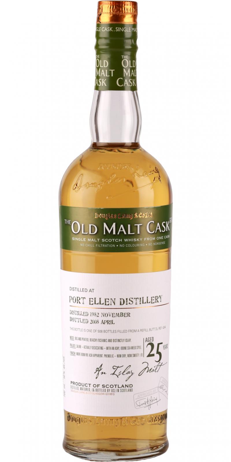 Port Ellen 1982 DL  The Old Malt Cask