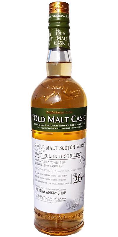 Port Ellen 1982 DL  The Old Malt Cask