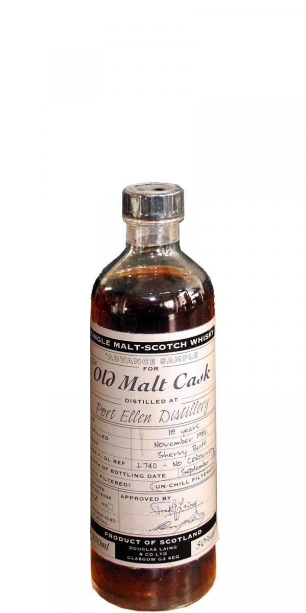 Port Ellen 1982 DL  The Old Malt Cask -  Advanced Sample