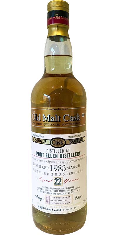 Port Ellen 1983 DL  The Old Malt Cask