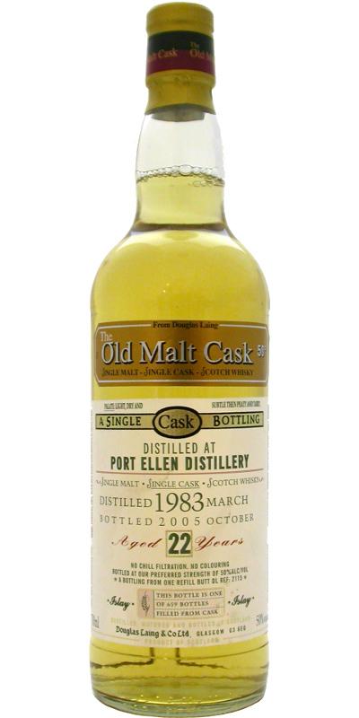 Port Ellen 1983 DL  The Old Malt Cask