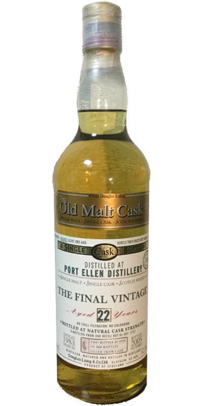 Port Ellen 1983 DL  The Old Malt Cask - The Final Vintage