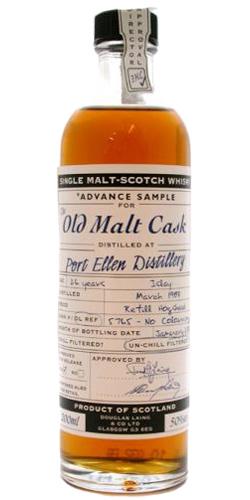 Port Ellen 1983 DL  The Old Malt Cask -  Advanced Sample