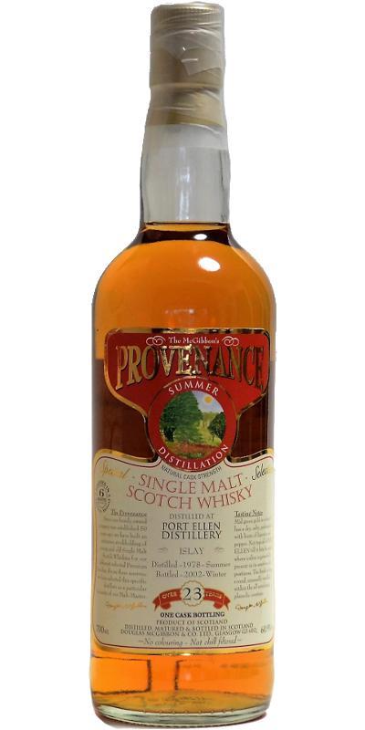 Port Ellen 1978 McG  McGibbon's Provenance