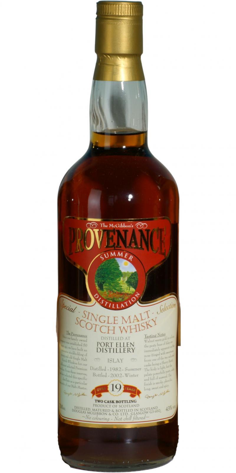 Port Ellen 1982 McG  McGibbon's Provenance