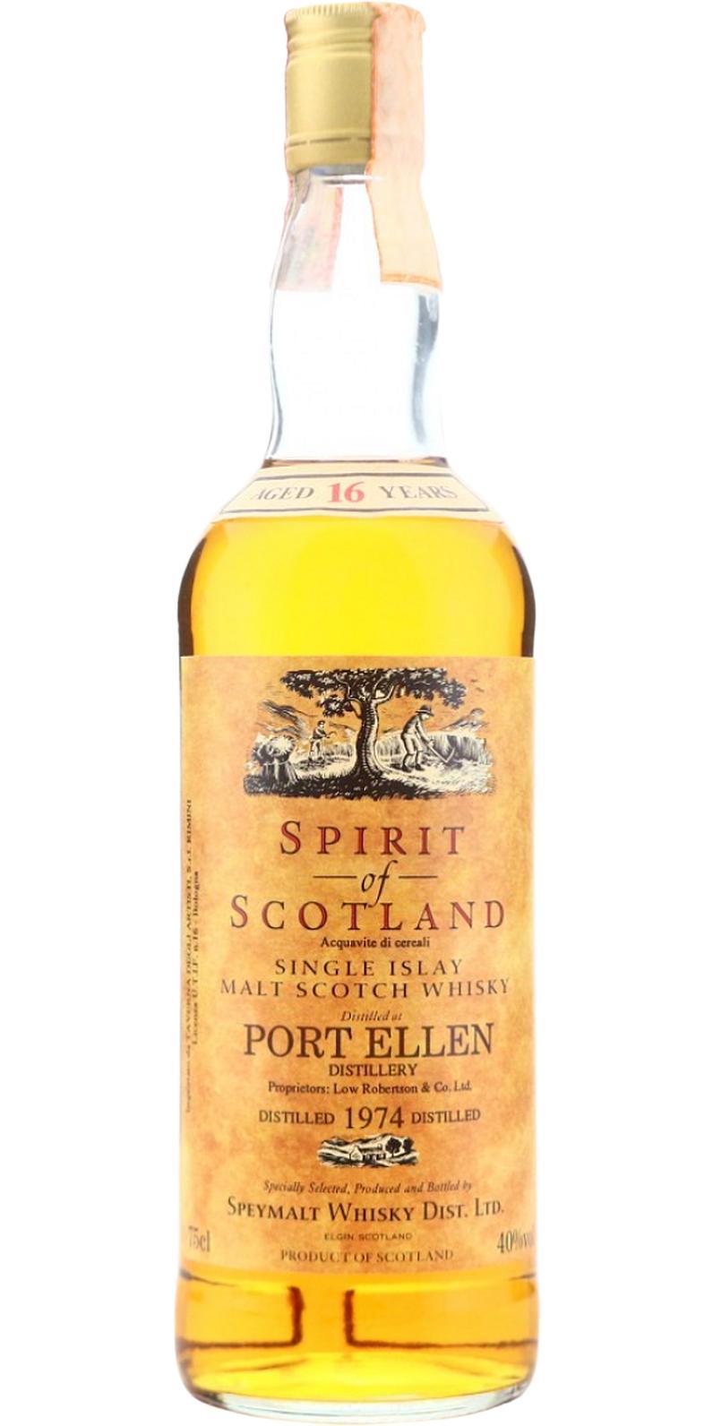 Port Ellen 1974 GM  Spirit of Scotland