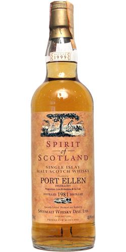Port Ellen 1981 GM  Spirit of Scotland