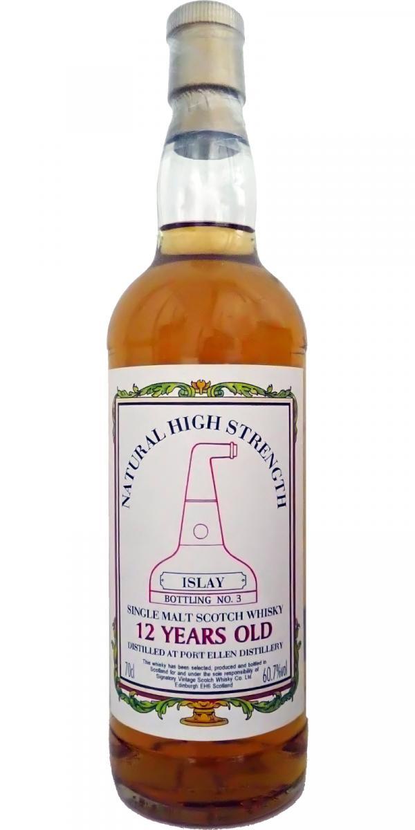 Port Ellen 12-year-old SV  Natural High Strength - Islay Bottling No. 3