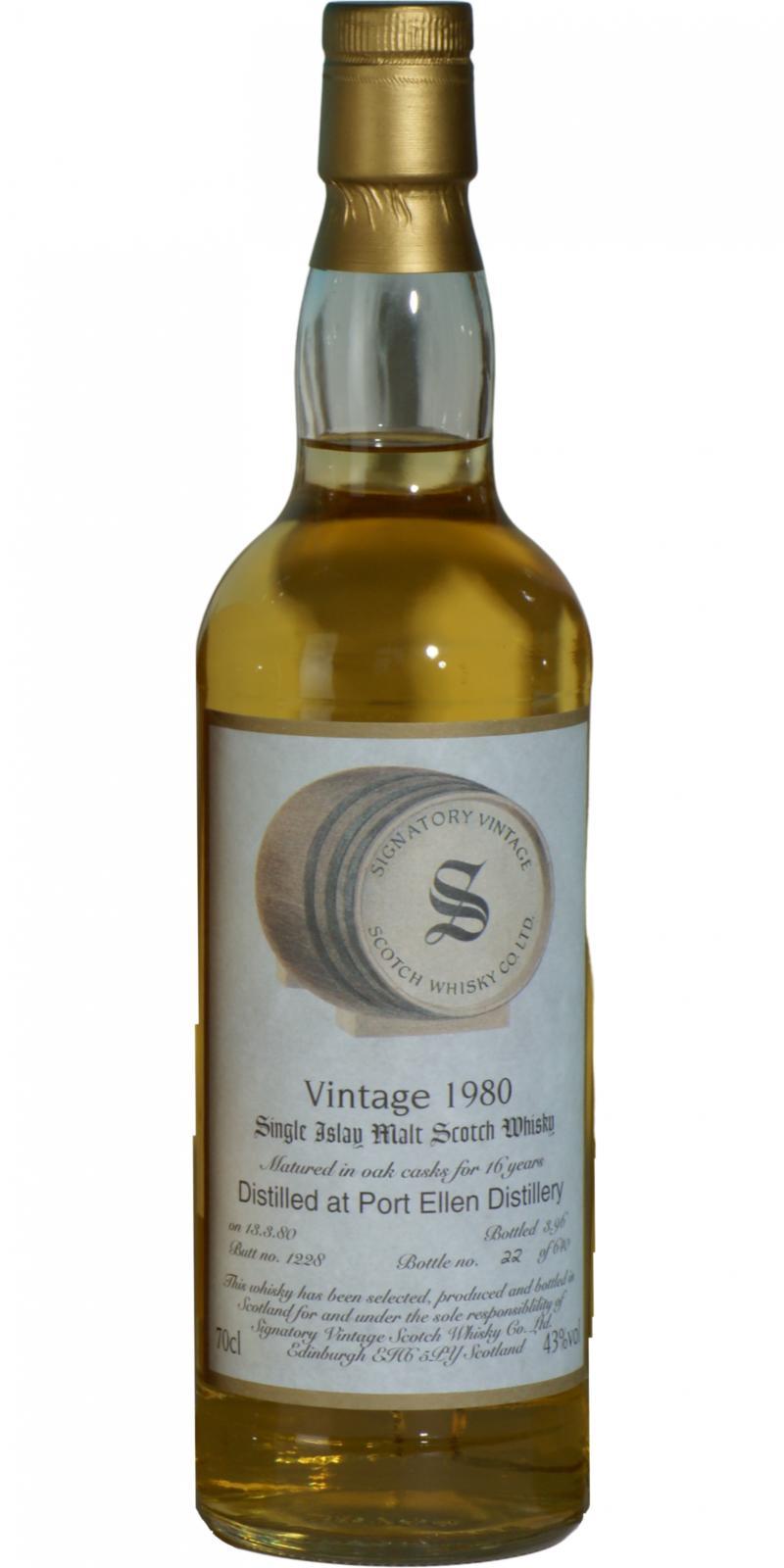 Port Ellen 1980 SV  Vintage Collection
