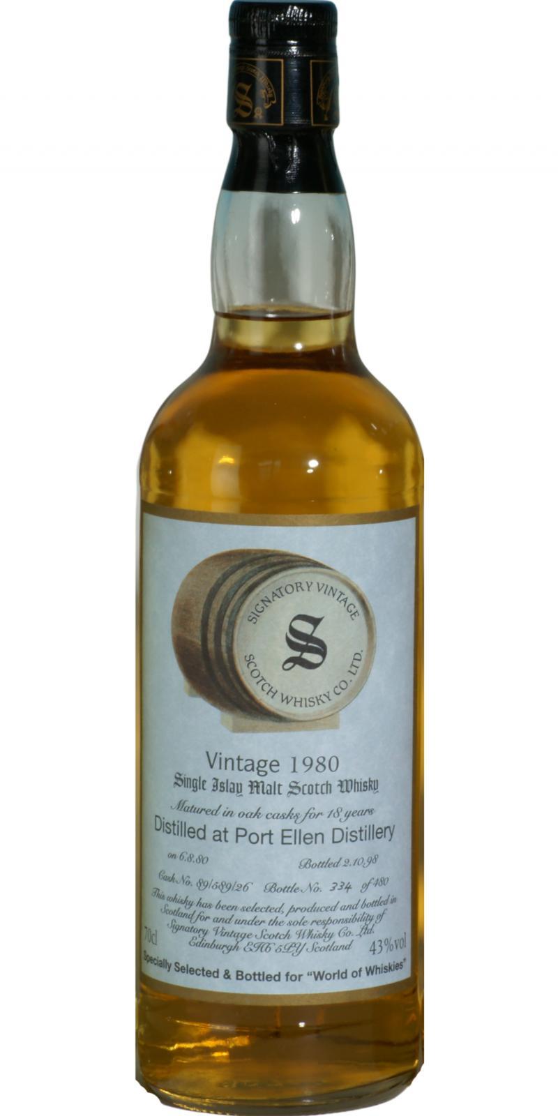 Port Ellen 1980 SV  Vintage Collection