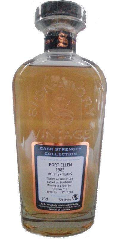 Port Ellen 1983 SV  Cask Strength Collection