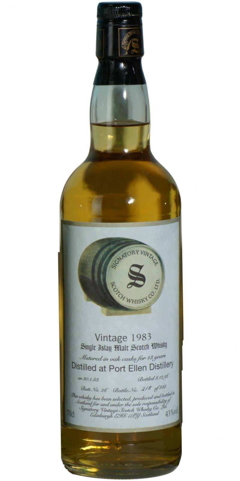 Port Ellen 1983 SV  Vintage Collection